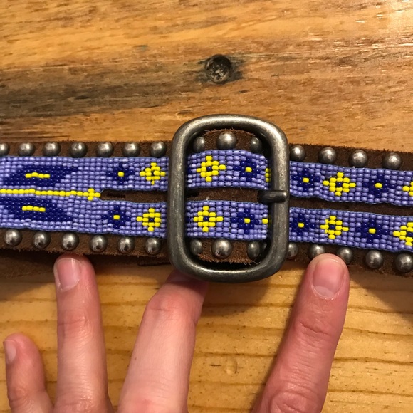 Hollywood Trading Company HTC beaded belt - Picture 2 of 8